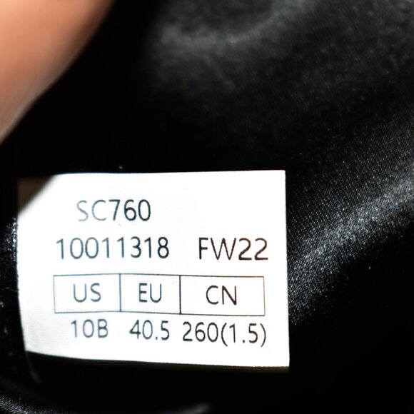 $1200 Stuart Weitzman Bedfordland SUEDE OVER THE KNEE LUG BLACK 10 B (PB24) - Picture 9 of 9